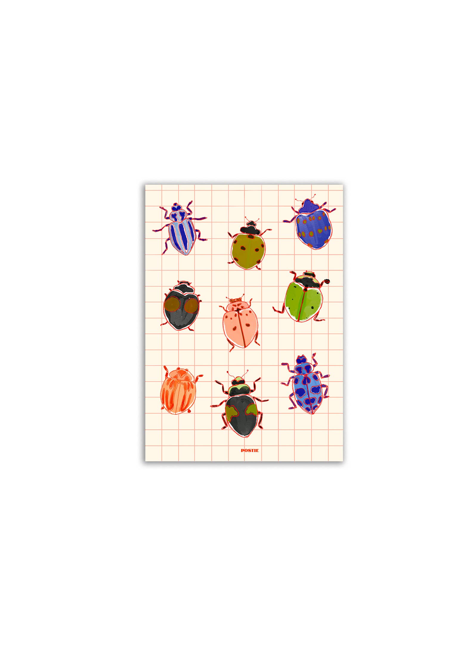 POSTIE – Großhandel Aufkleber – Käfer Aufkleberbogen