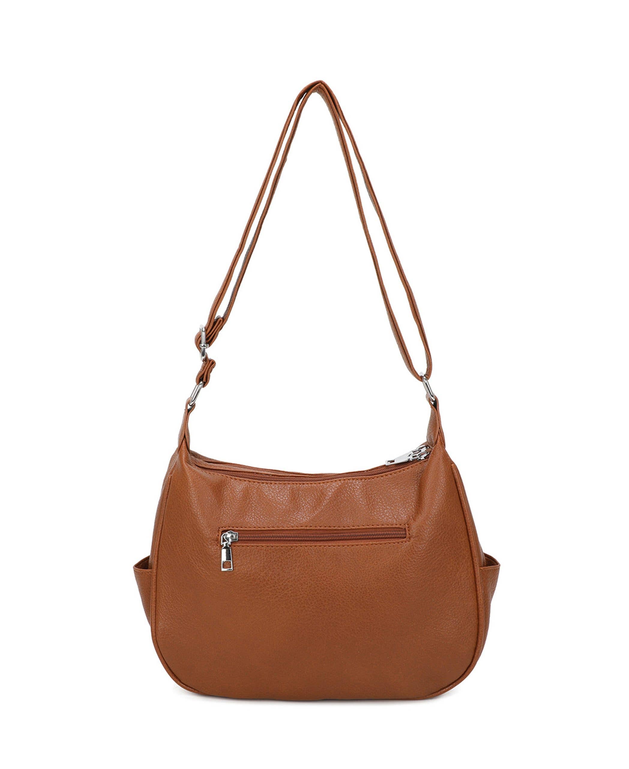 Ellas Trading - Vente Sac porté épaule – femme - Sac à main souple bandoulière hobo décontracté10