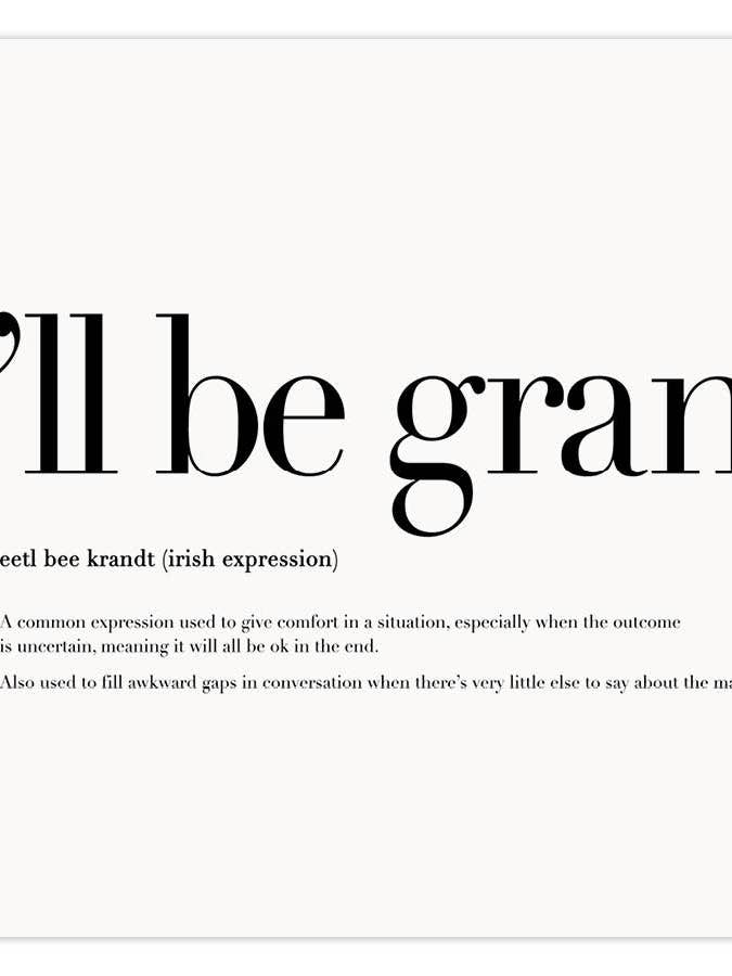 It'll be Grand pour la vente par Dusty Boy Designs