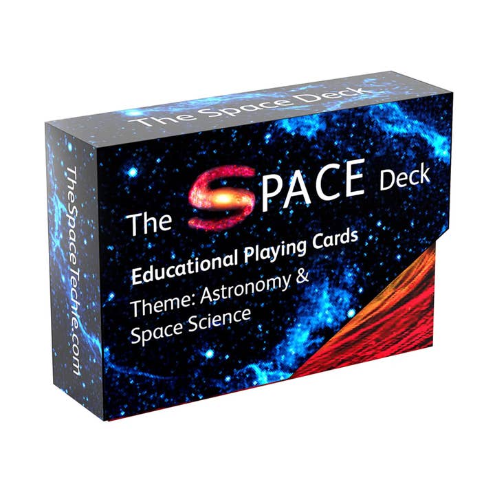 The Space Deck Educational Playing Cards for wholesale by Liquid Bird