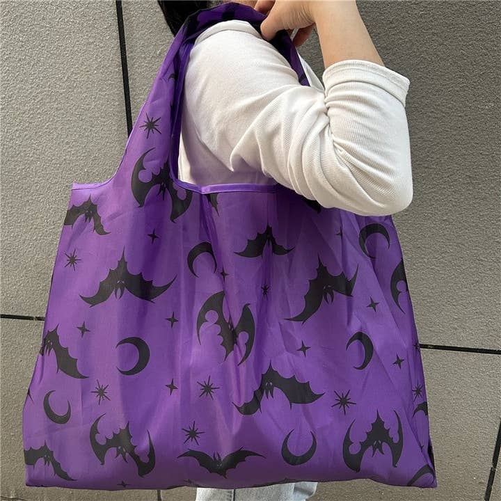 Foldable Printed Shopping Tote Bag for wholesale by FurDecoration