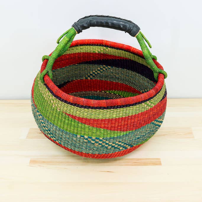 Gitzell FairTrade - Wholesale Basket - Market Basket Bolga Basket/, vegan