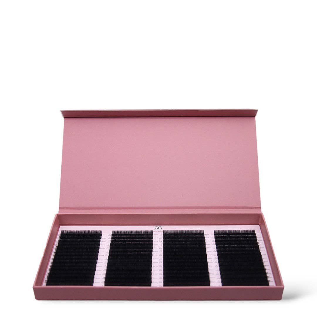 GladGirl - Wholesale False/Fake Eyelashes - GladGirl® Complete Collection – CC + D Curl Mixed Thickness and Length Eyelash Extensions2