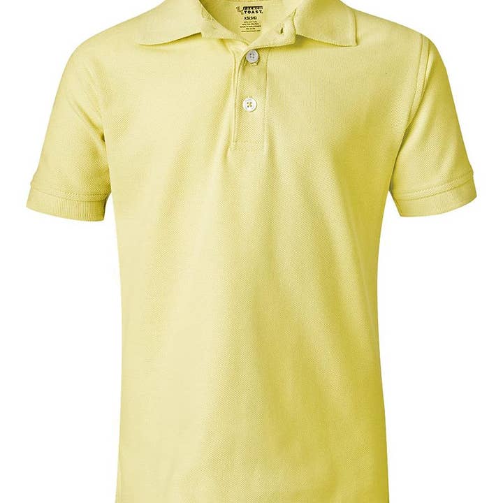 Eastern Off Price - Wholesale T-Shirt - Kids - French Toast School Uniform Unisex Short Sleeve Pique Polo S