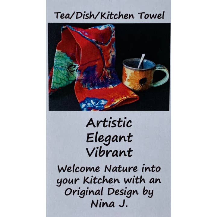 NINA J - Wholesale Tea Towel - Tea/Kitchen Towel - Trillium4