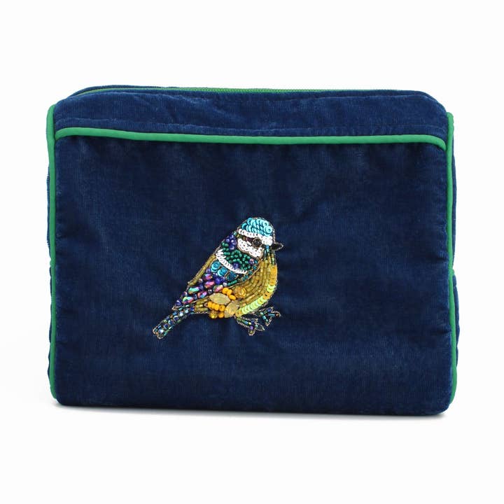 My Doris – wholesale Pouch – Women’s – BEADED BLUE TIT MEDIUM POUCH 0