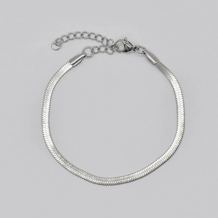 MAI DESIREE – Großhandel Glieder- & Kettenarmband – BECCA SILBER SCHLANGENKETTE ARMBAND2