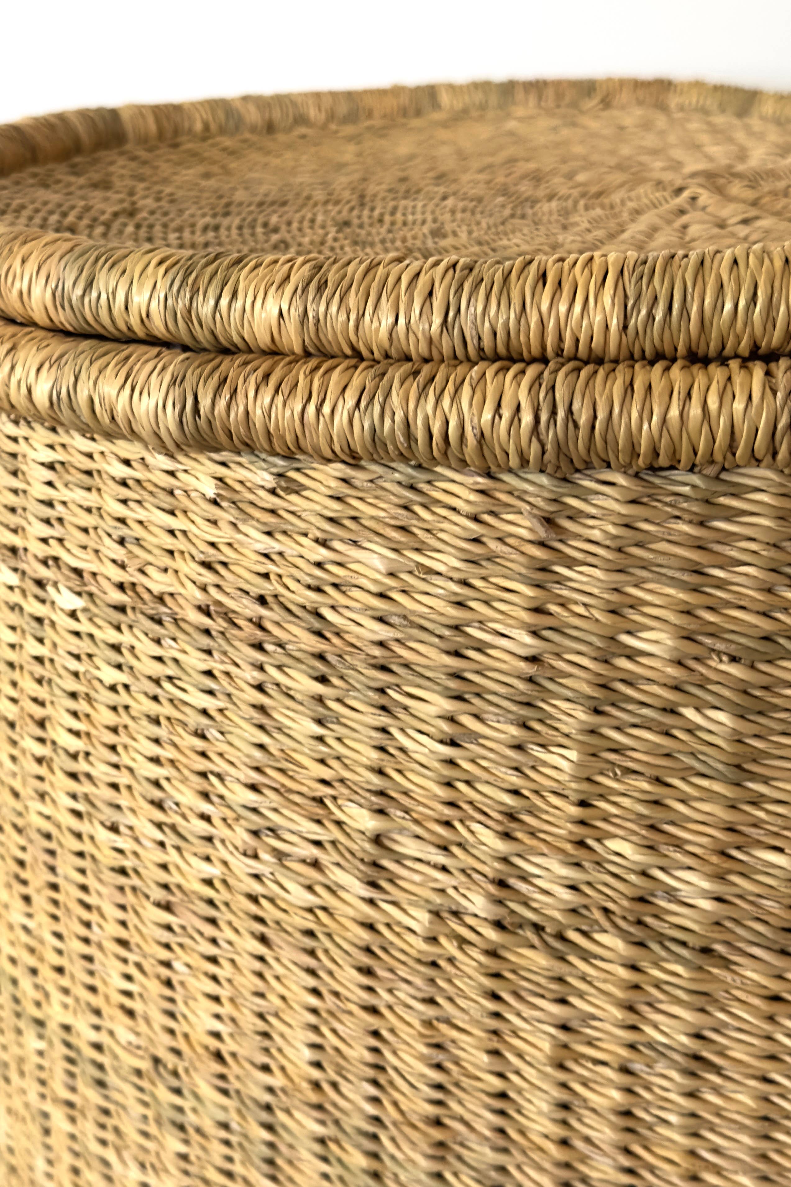 Mbare Home + Gift - Wholesale Basket - Lidded Hamper - Natural2