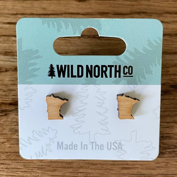 Boucles d'oreilles Minnesota pour la vente par Wild North Co