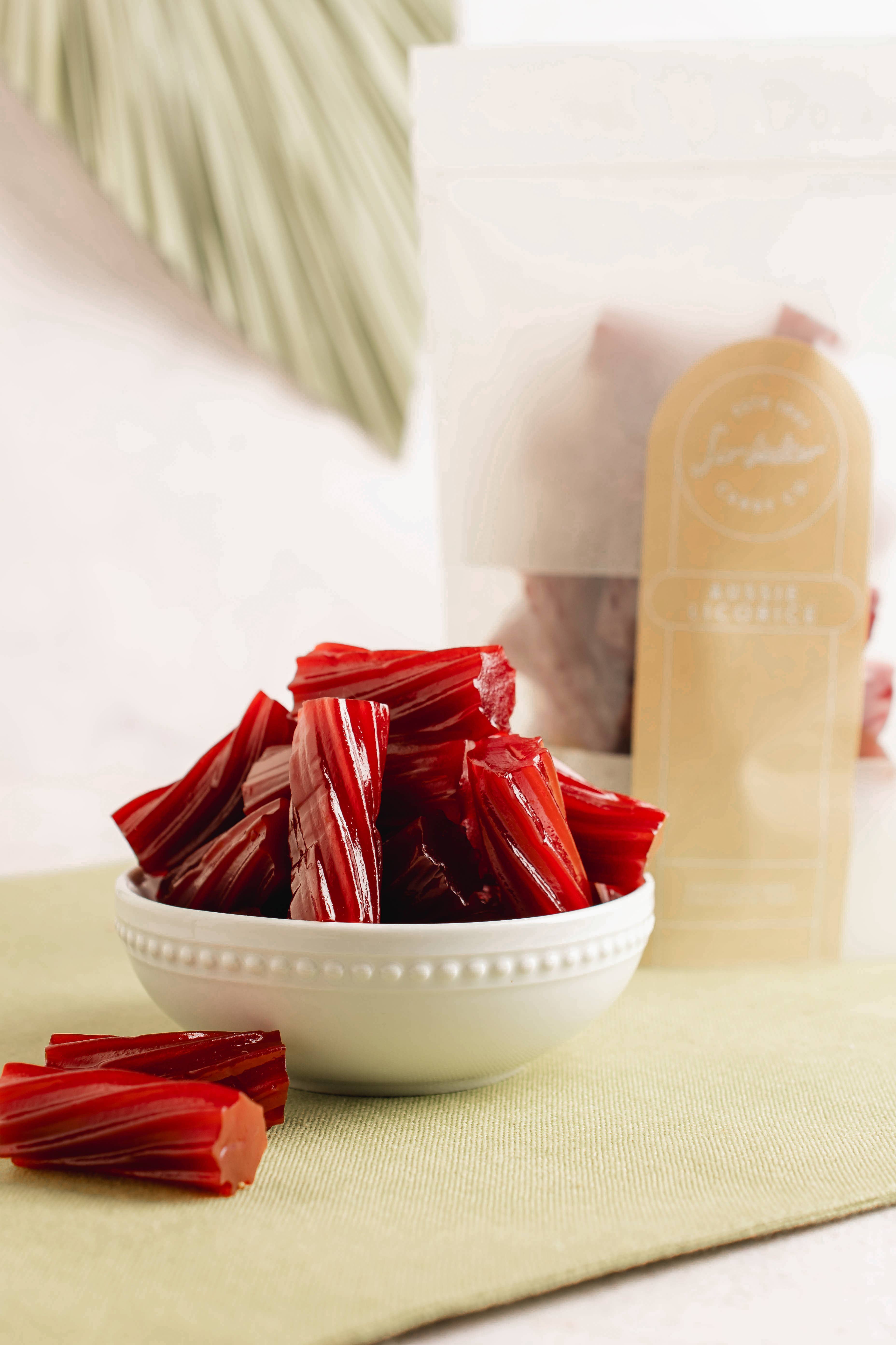 Sir Walter Candy Co. - Wholesale Licorice - Juicy Strawberry Aussie Licorice 2