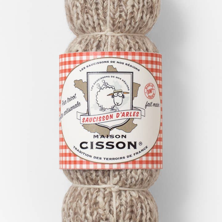 MAISON CISSON pour FAIRE PART AND CO - Wholesale Decorative Tabletop Object - Knitted “Arles sausage”1