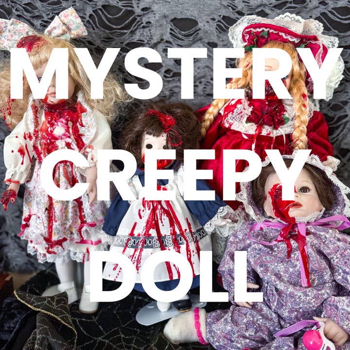 OOAK MADE TO ORDER Haunted Bloody Creepy Doll Horror Decor for wholesale by pretty little creeps