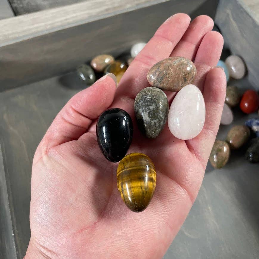 Keystone Crystals - Wholesale Spiritual Stone/Crystal - Assorted Small Gemstone Eggs – Crystals for Retailers7