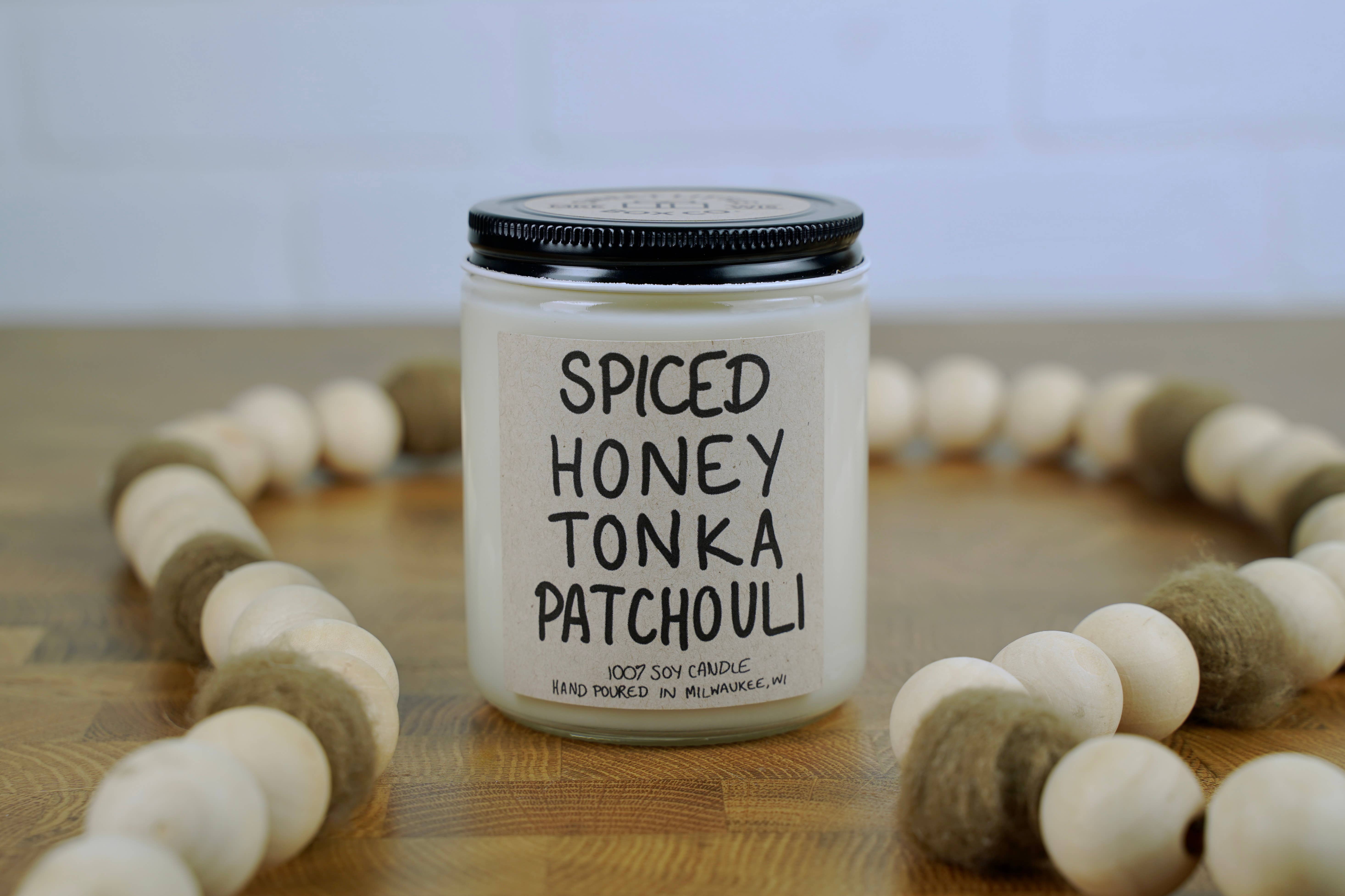 Sweet Little Candle Co - Wholesale Jar/Filled Candle - Spiced Honey Tonka Patchouli