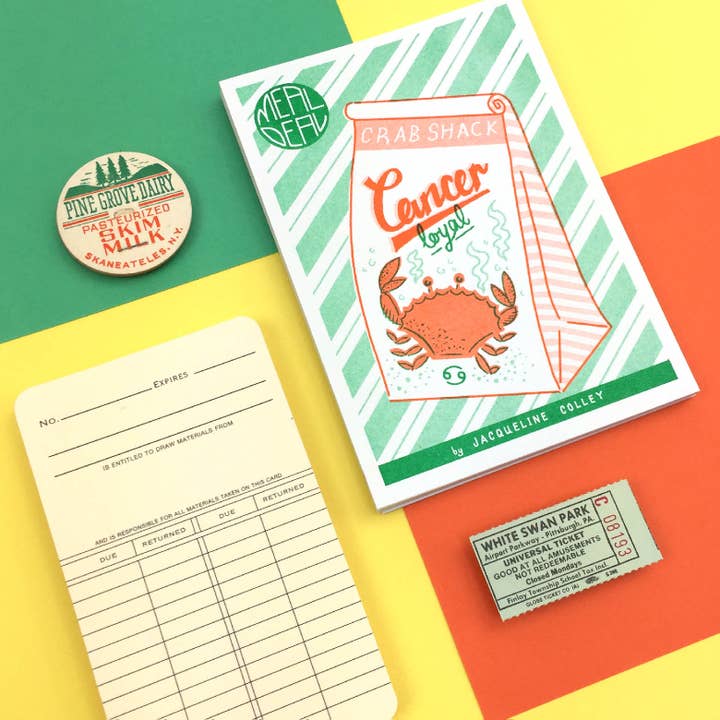 A6 Cancer Mini Zodiac print for wholesale by Jacqueline Colley