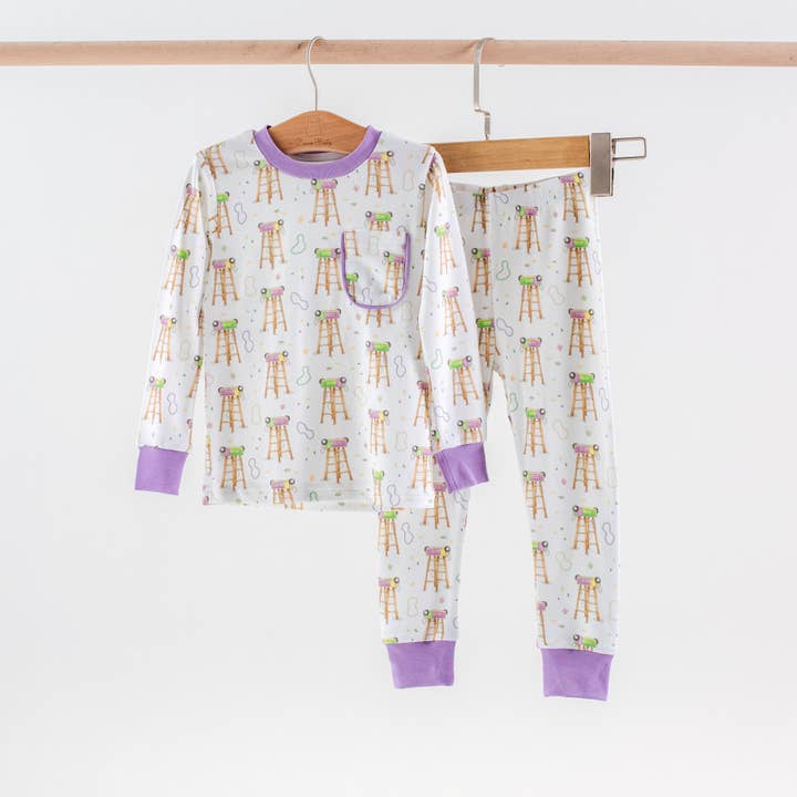 Nola Tawk - Venta al por mayor Conjunto de pijama - Niños - Pijama de Algodón Orgánico "Lánzame Algo Señor"