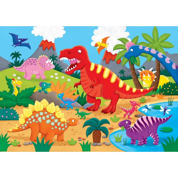Peter Pauper Press - Wholesale Puzzle - Kids - Dinosaurs Kids' Floor Puzzle1