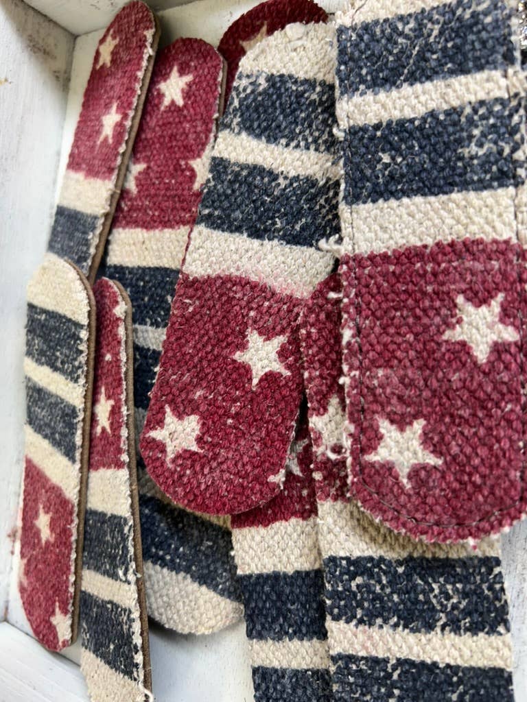 Sandra Ling Designs – Großhandel Manschettenarmband – Sterne, Streifen und Amerika1