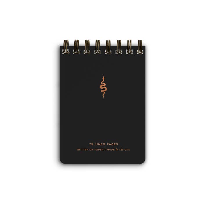 Reporter Notebook in Black for wholesale by Smitten on Paper