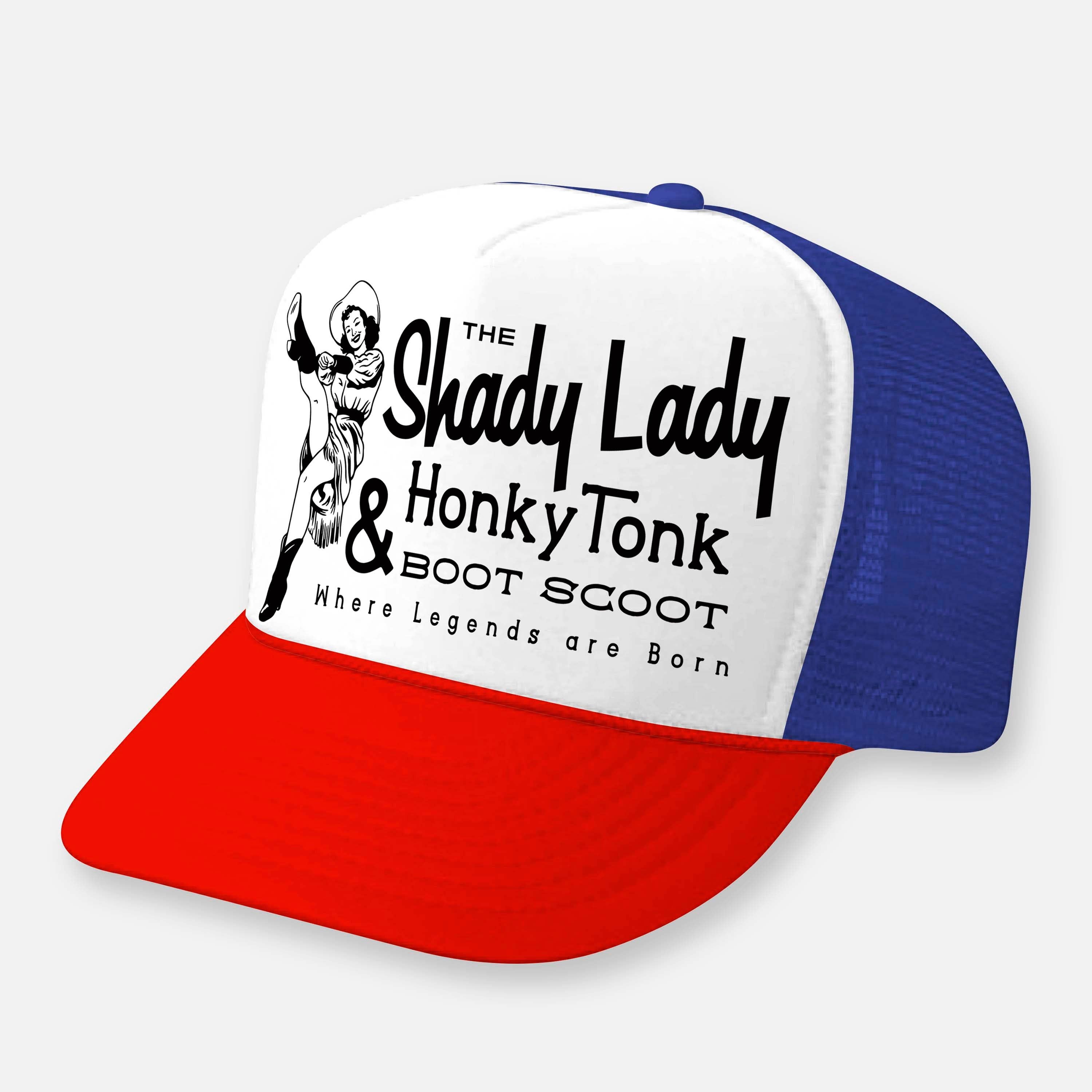 Webig Moto Company - Venta al por mayor Gorra trucker - Unisex - SOMBREROS THE SHADY LADY HONKY TONK12