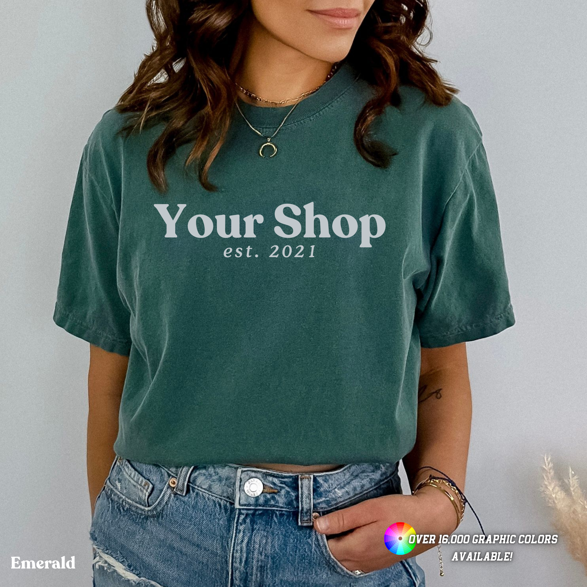 Faith & Life Christian Brands - Vente T-shirt sérigraphié – unisexe - Haut de boutique logo ville État Comfort Colors vêtements personnalisés3