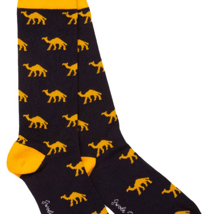 Camel Bamboo Socks (3 pairs) - Men's for wholesale by Swole Panda