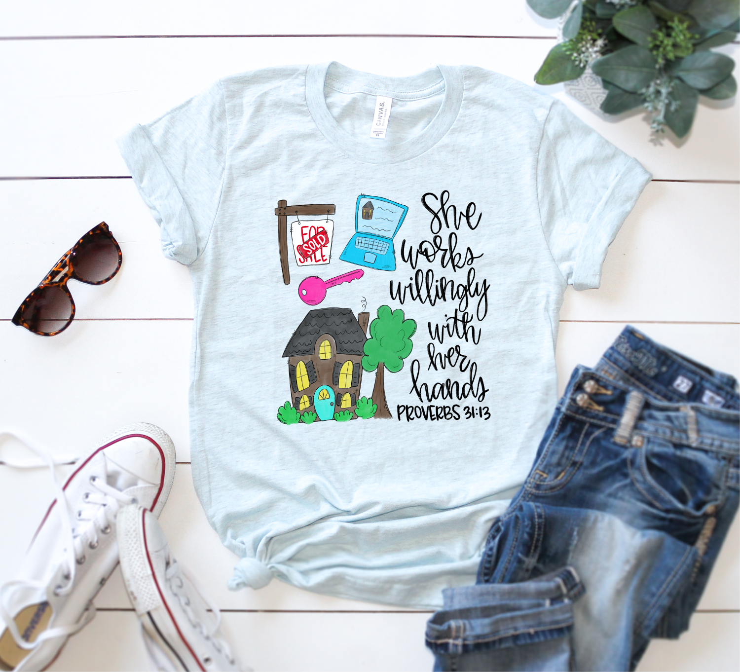 Bama Screens - Wholesale Sublimation Transfer - She Works Willing Realtor #C57