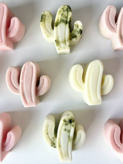 Mini Cactus Soaps for wholesale by Arizona Thistle