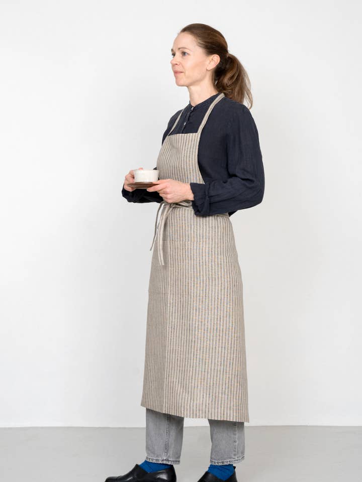 Linen Full Apron Liam for wholesale by Fog Linen Work