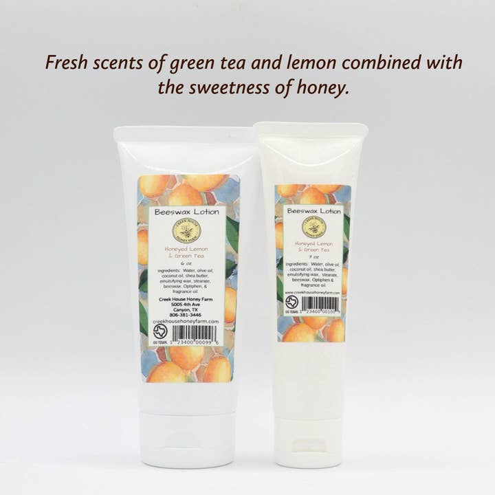 All Natural Beeswax Lotion | 3 oz Tube | 6 oz Tube for wholesale by Creek House Honey Farm
