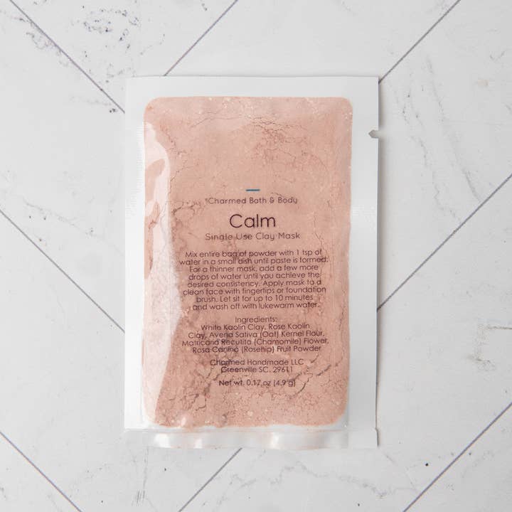 Charmed Bath & Body - Wholesale Skincare Face Mask - Single Use Clay Face Mask