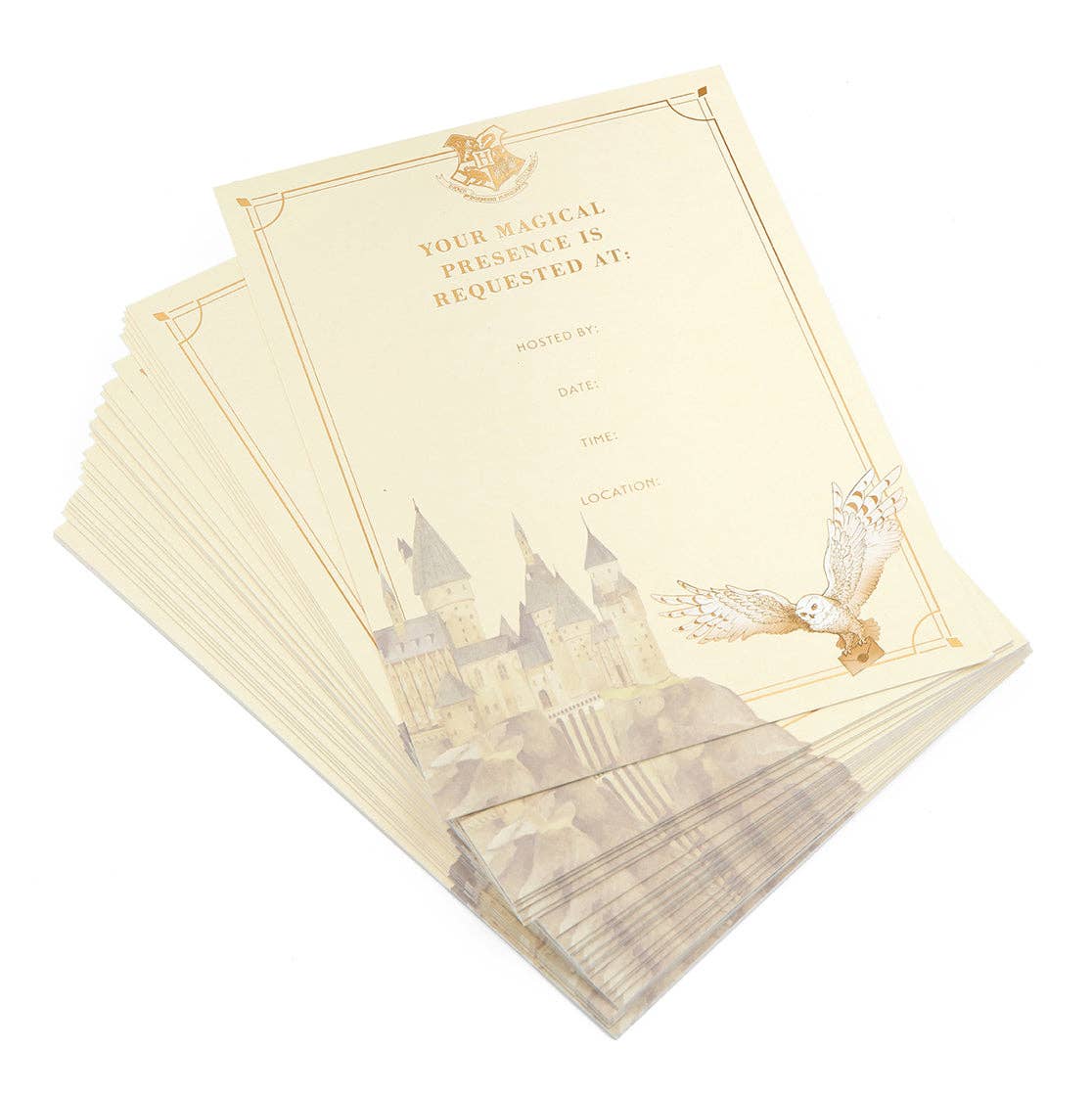 Insight Editions - #1 Pop Culture Publisher - Wholesale Stationery/Notecard Set - Harry Potter: Hogwarts Invitation Set (Set of 30)7