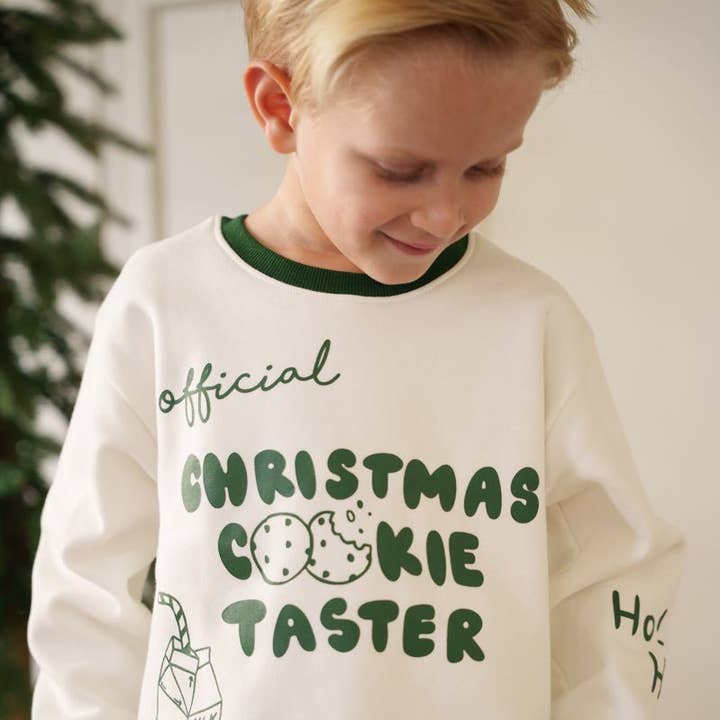 Official Christmas Cookie Taster Sweat Set for wholesale by Atlas Grey