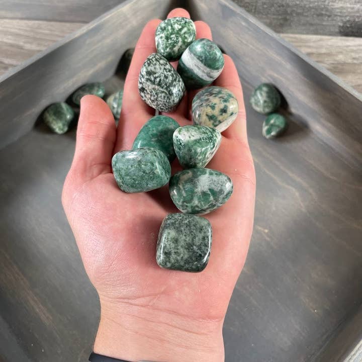 Tumbled China Jade Stones 1LB – Bulk for Crystal Shops for wholesale by Keystone Crystals