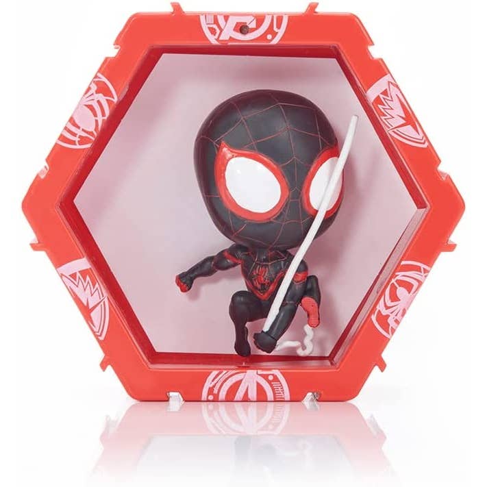 Curiosity Distribution - Wholesale Figurine Toy - Kids - Marvel Spider-Man: Miles Morales - Light Up Figurines- Christmas Stocking Filler0
