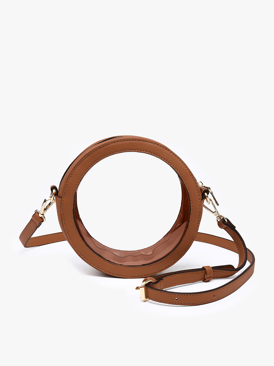 Jen & Co. - Wholesale Crossbody Bag - Women's - M2440CR Lilibet Clear Circular Women's Crossbody Bag11