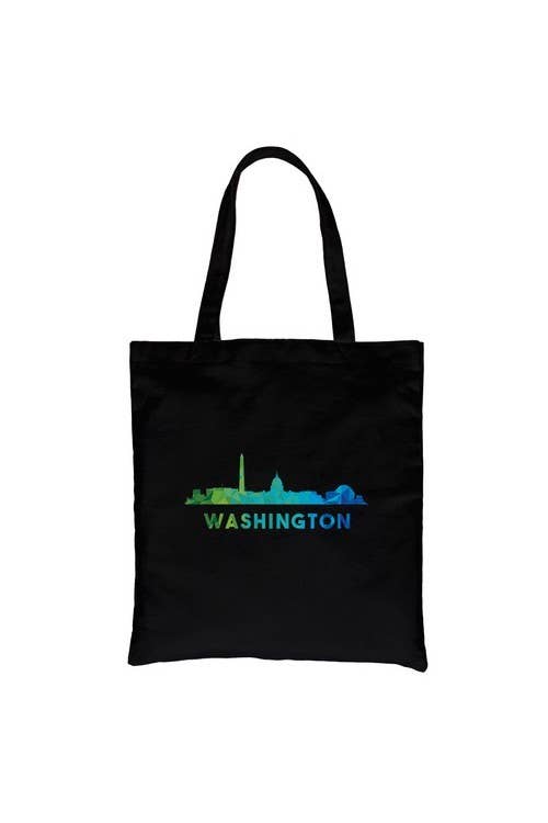365 In Love - Wholesale Tote Bag - Unisex - Polygon Skyline-Washington Canvas Bag0