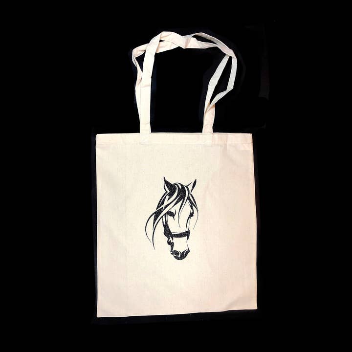Horse Tote Bag - Plastic Free Gift - Letter Box Gift - Horse for wholesale by HoT Creative
