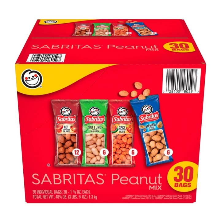 Pack Variété Sabritas Cacahuètes 30ct Flamin’ Hot Lime Picante pour la vente par Majestic Wholesale