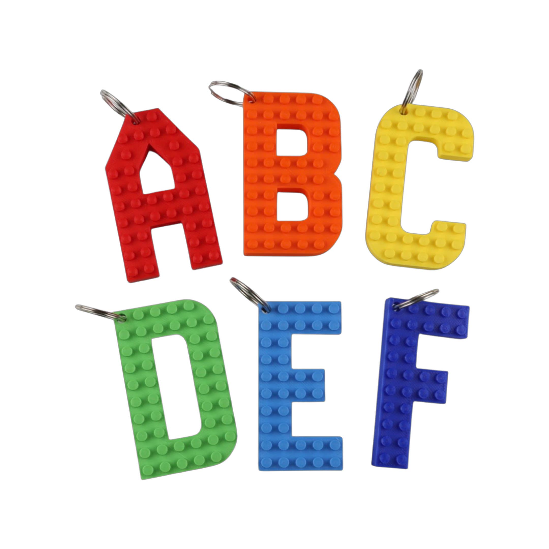 Made Happy Gifts - Wholesale Keychain - Kids - Chunky keyring *REFILL PACK* Compatible with LEGO® Bricks