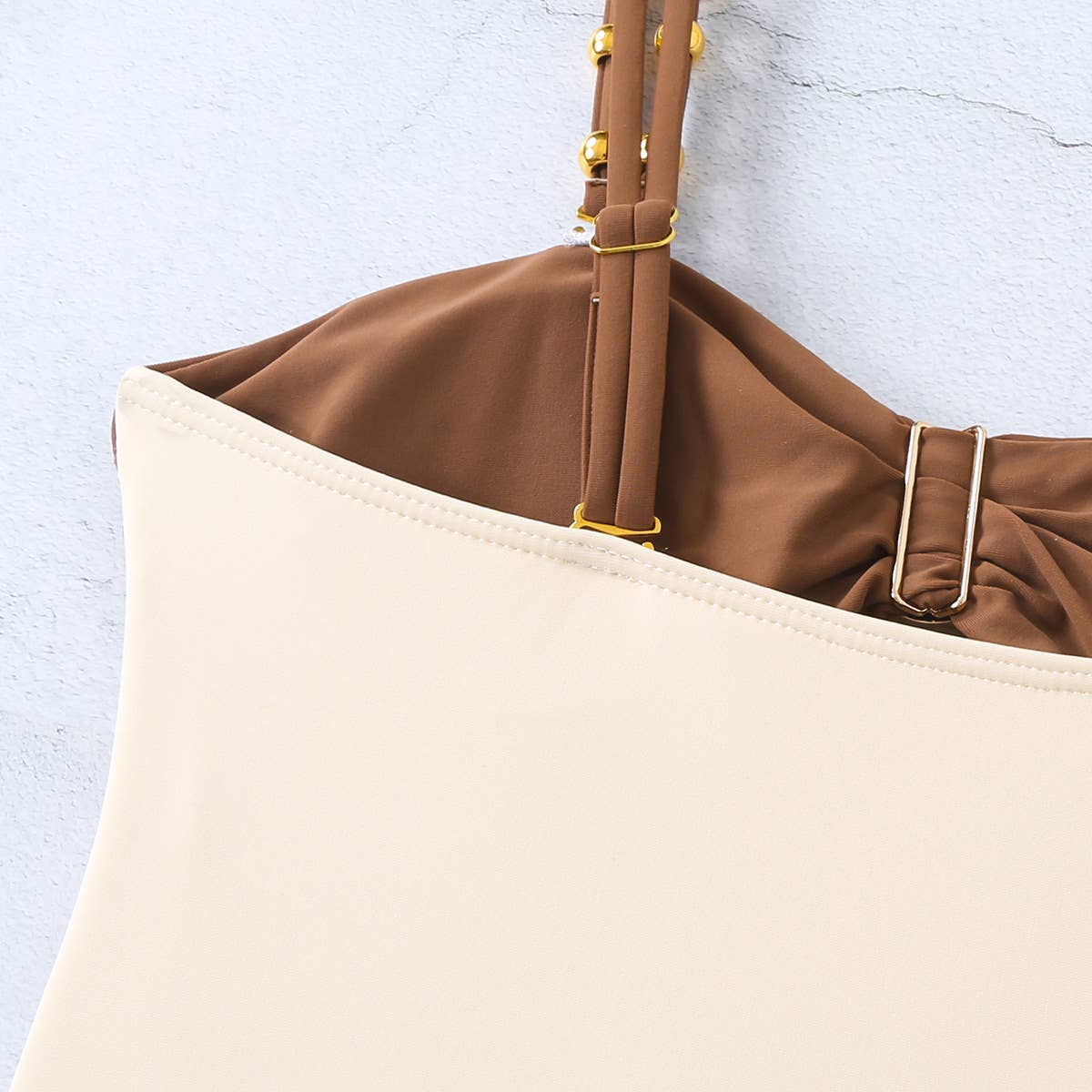 Tourtiwi - Wholesale Two Piece Swimsuit - Women's - Strapless hollow one-piece swimsuit skirt two-piece set7