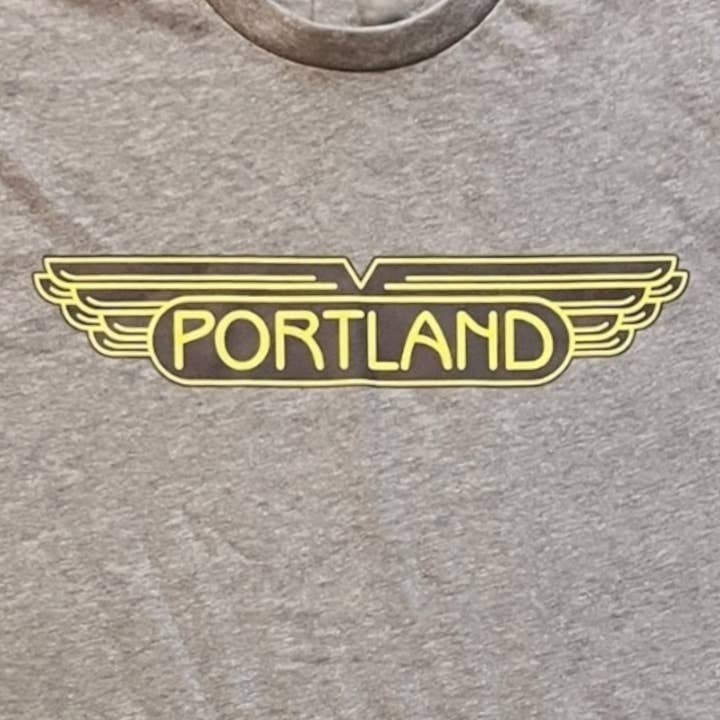 Original Maine - Wholesale Screen Printed T-Shirt - Unisex - Portland "VideoPort" T-shirt