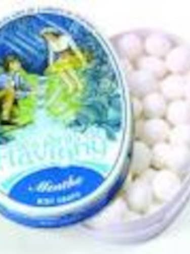 Anis de Flavigny Mint pastilles oval tin for wholesale by French Feast