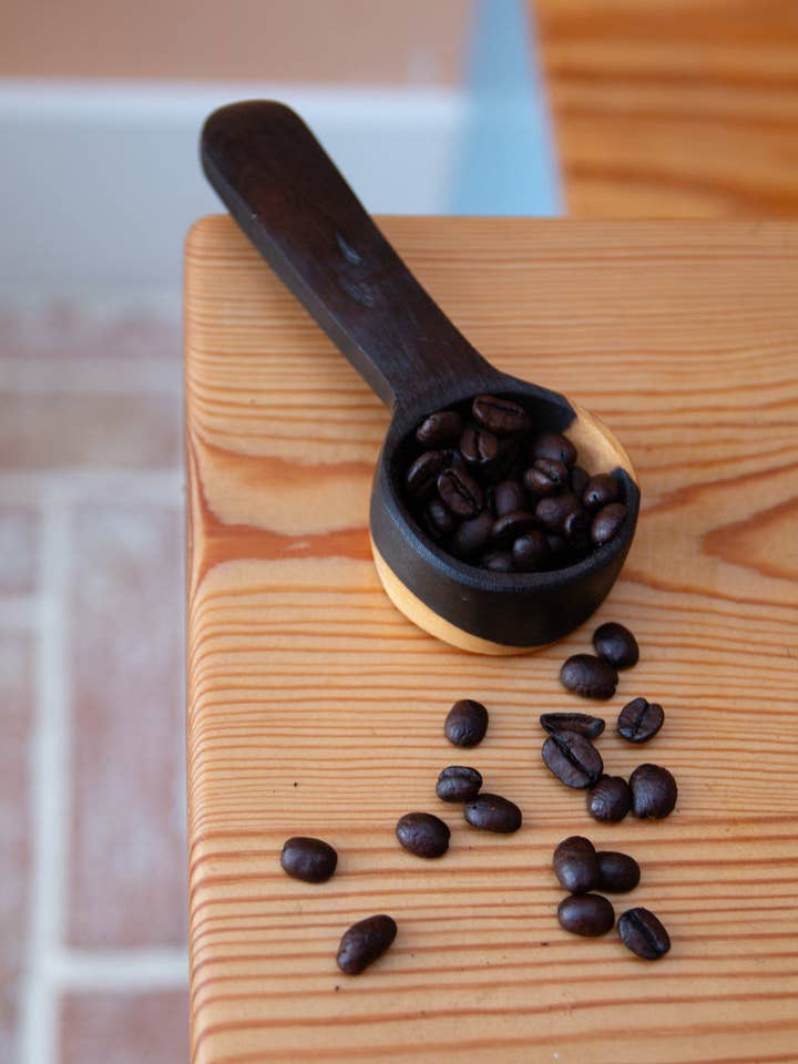 African Blackwood Flat Base Coffee Spoon for wholesale by AARVEN