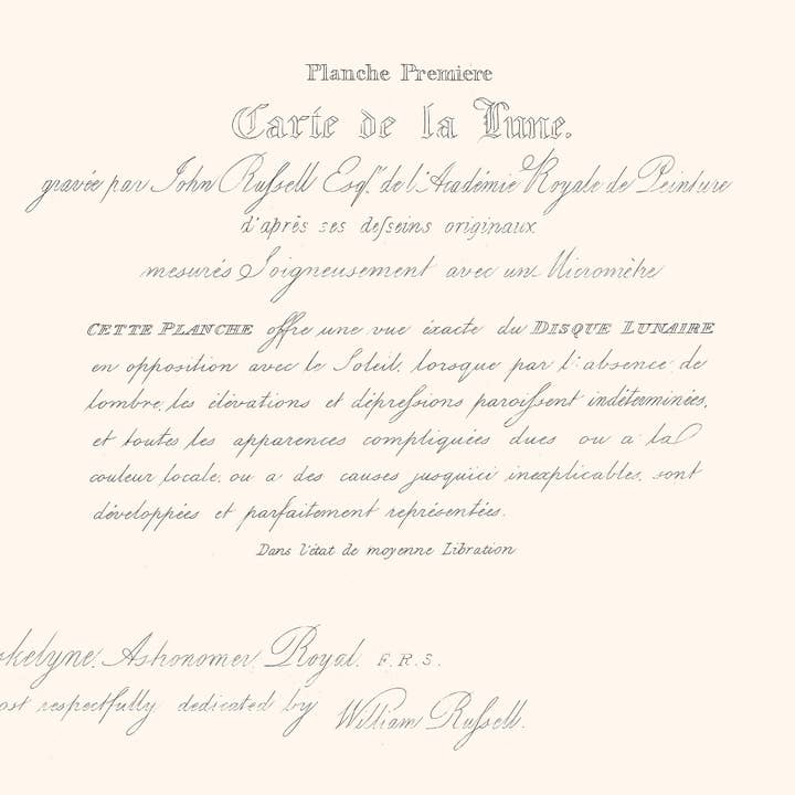 Aster Edition - Wholesale Poster - Poster: Moon Map - John Russel3