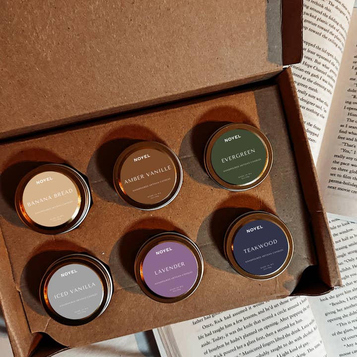 The Artisan Collection Sample Set for wholesale by Novel Candle Co