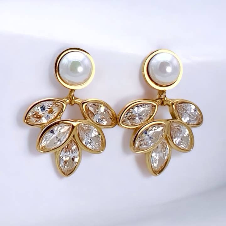 BYREN | ÉLINE L'ATELIER - Vente Boucles d'oreilles pendantes - Boucles d'oreilles en acier inoxydable 124AQ334