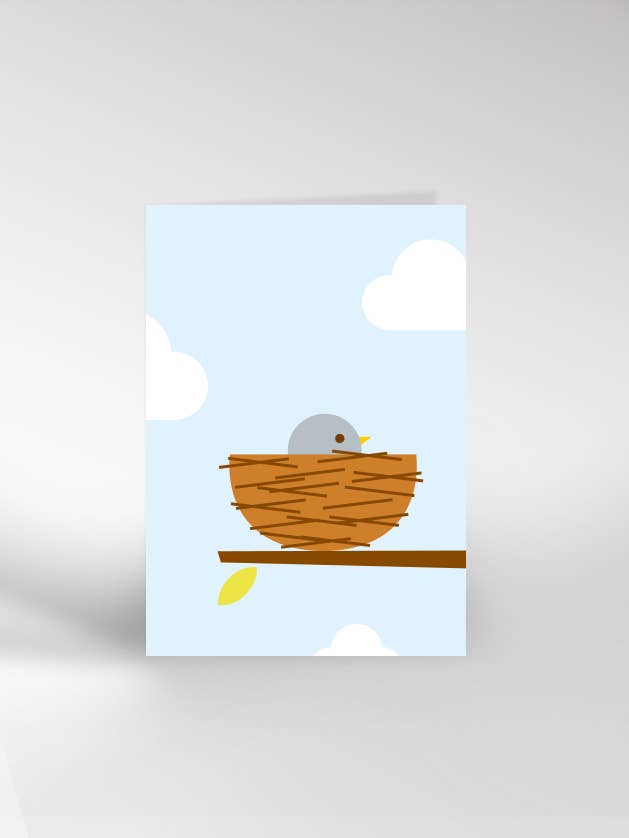 020 Nest Zeitgenössisches Design Babykarte Umweltfreundlich für den Großhandel von Dicky Bird