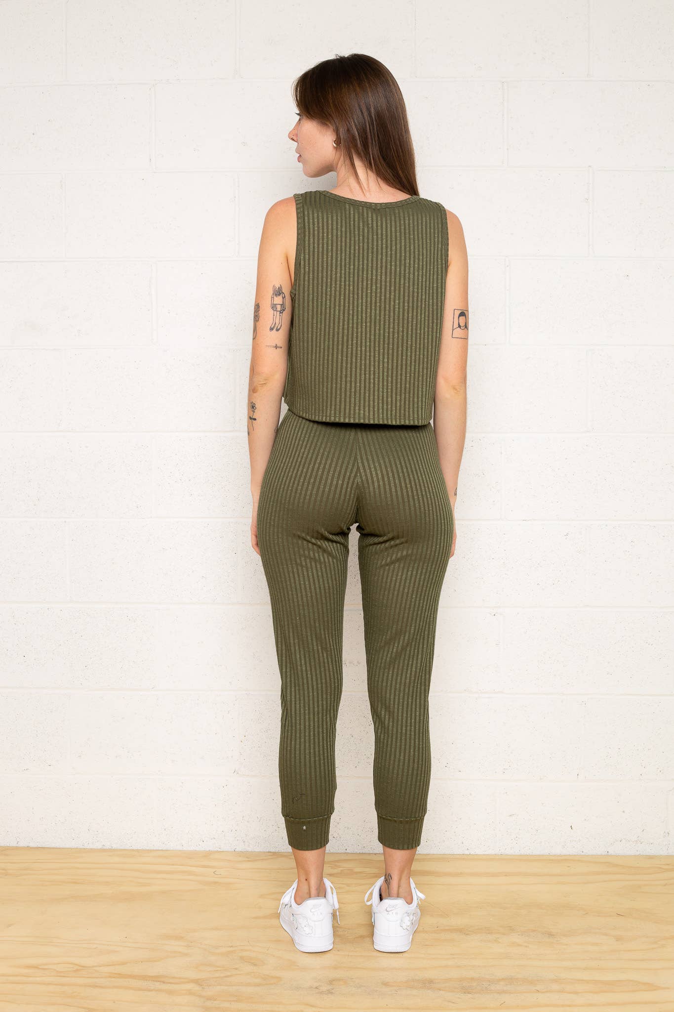 NLT - Vente Pantalon de survêtement/de jogging – femme - Joggers Basilic7