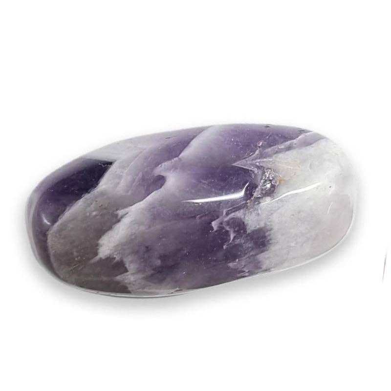 La Boîte à Cailloux - Wholesale Spiritual Stone/Crystal - Chevron or banded amethyst Brazil A+ (tumbled stone)1